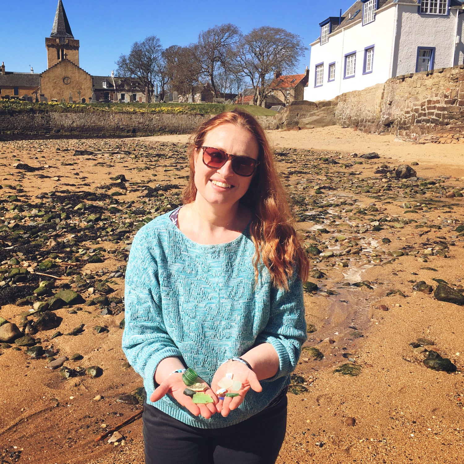 Beachcombing in Fife