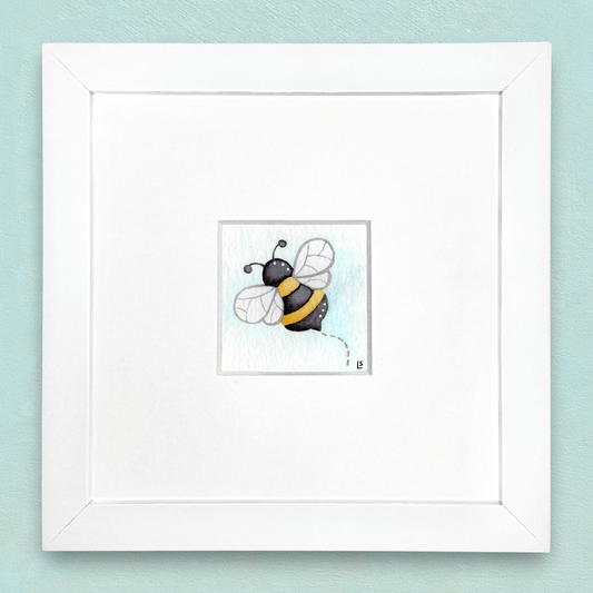 Original Watercolour Painting - Tiny Bee 1