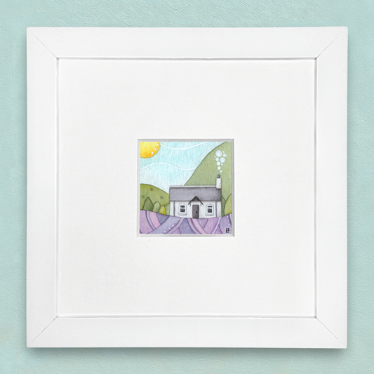 Original Watercolour Painting - Scottish Highlands - Tiny Bothy