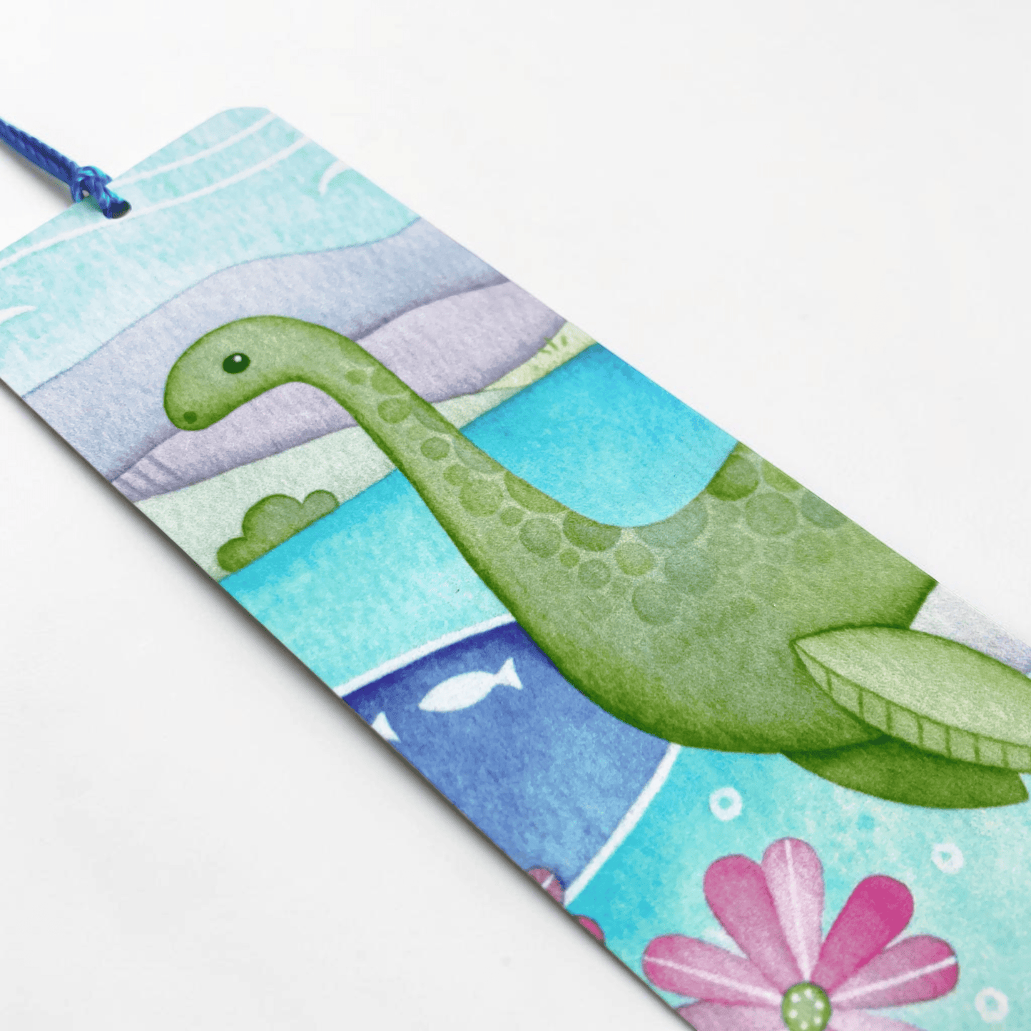 Nessie Metal Bookmark with Tassel - Loch Ness Monster - East Neuk Beach Crafts