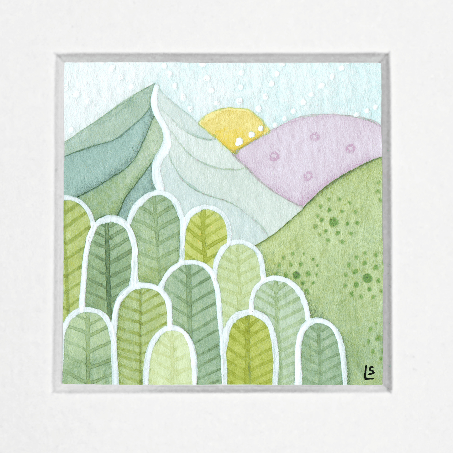 Original Watercolour Painting - Scottish Highlands - Tiny Mountain