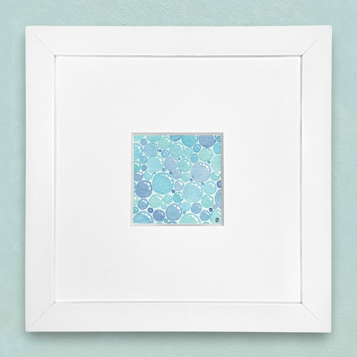 Original Watercolour Painting - Tiny Bubbles - East Neuk Beach Crafts