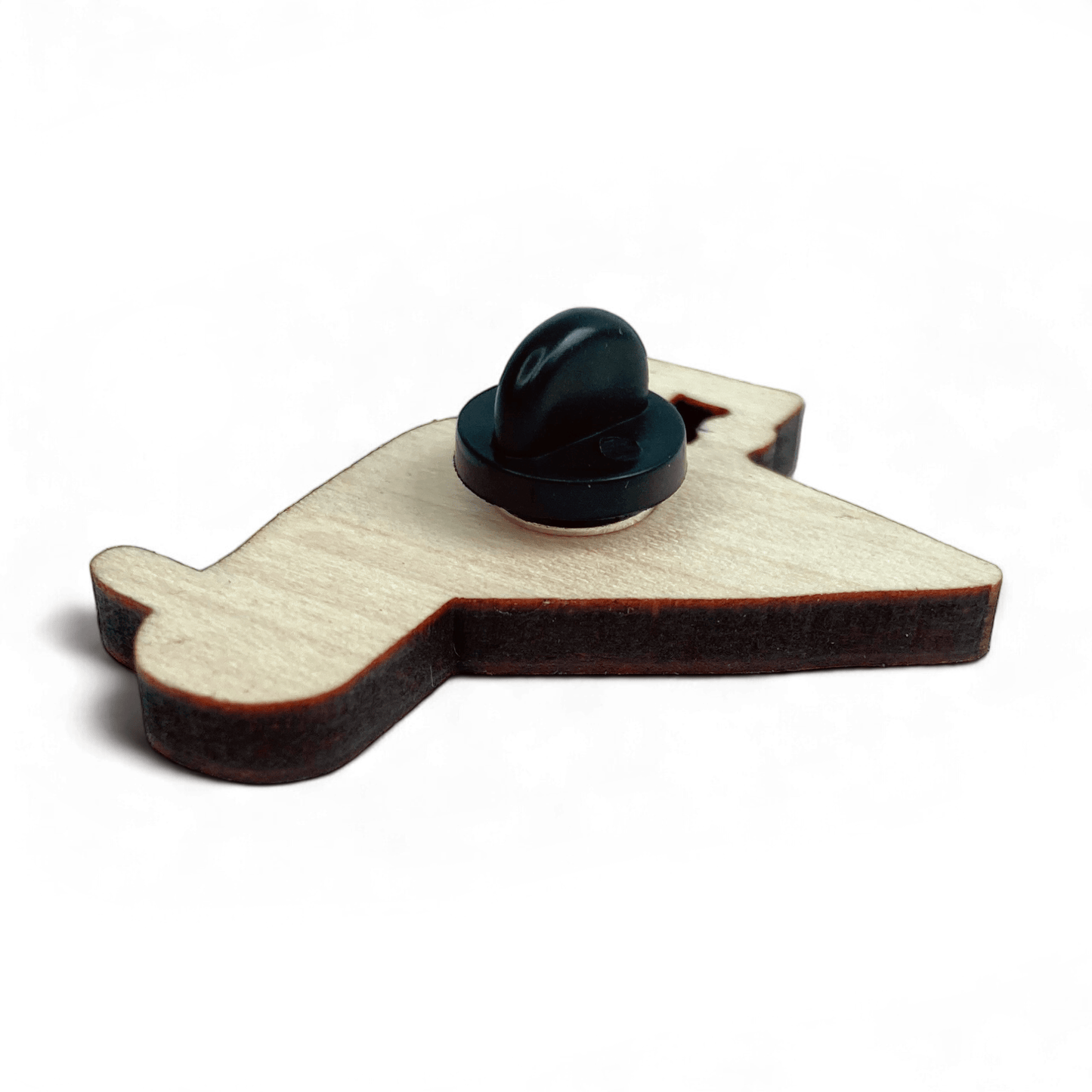 Wooden Pin Badge - Seagull - Maple Wood Brooch - East Neuk Beach Crafts