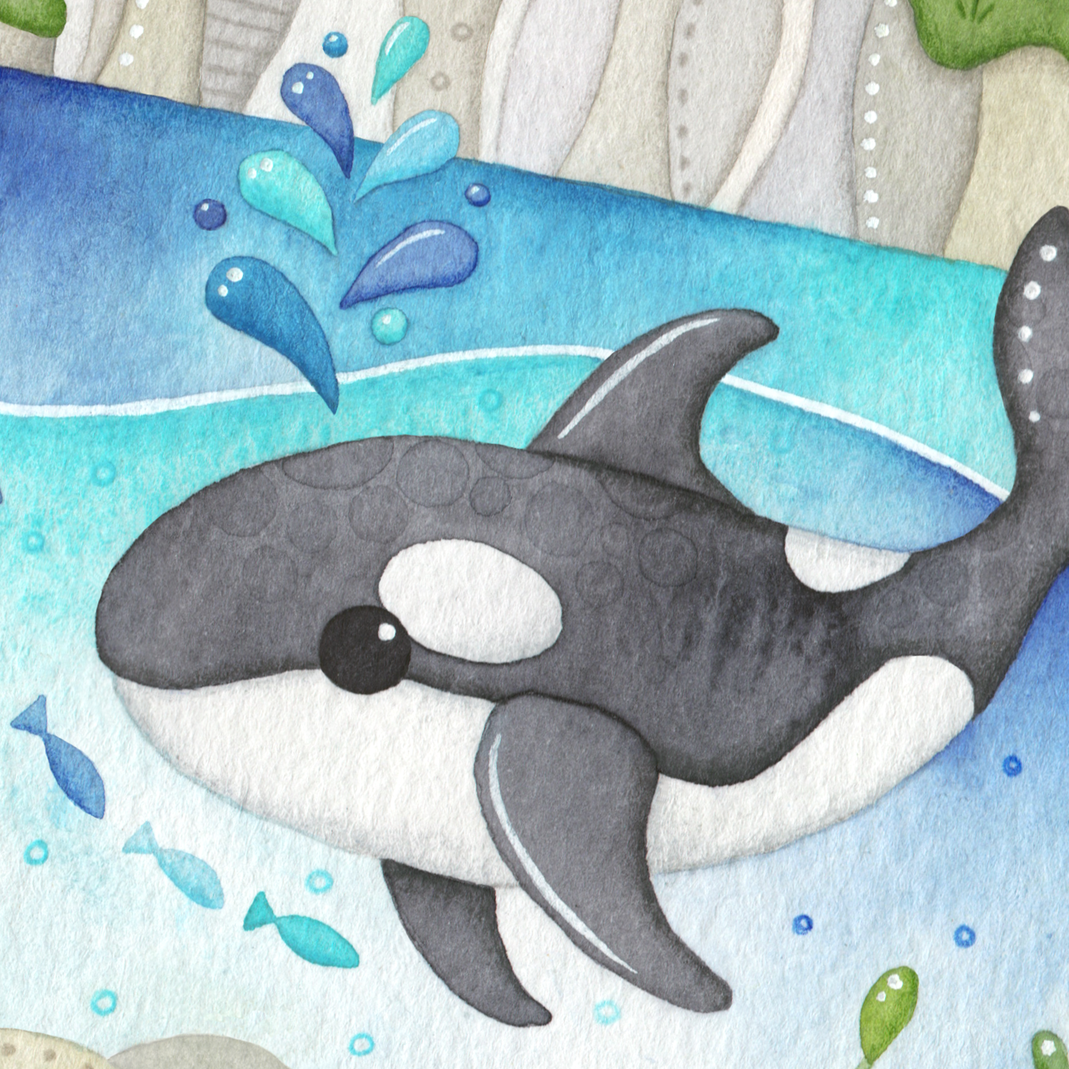 Whale Gifts - Prints, Coasters, Keyrings