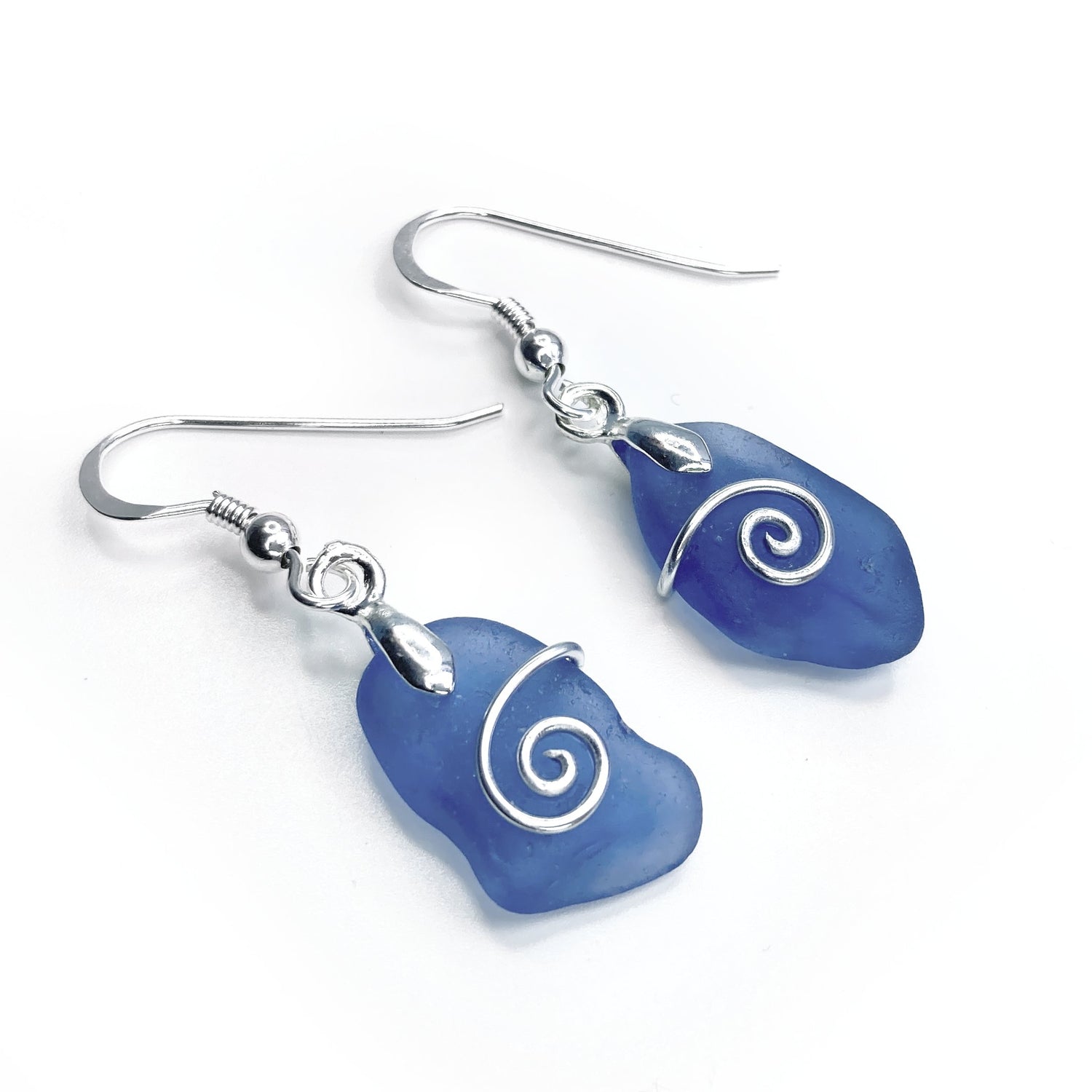 Sea Glass Earrings - East Neuk Beach Crafts