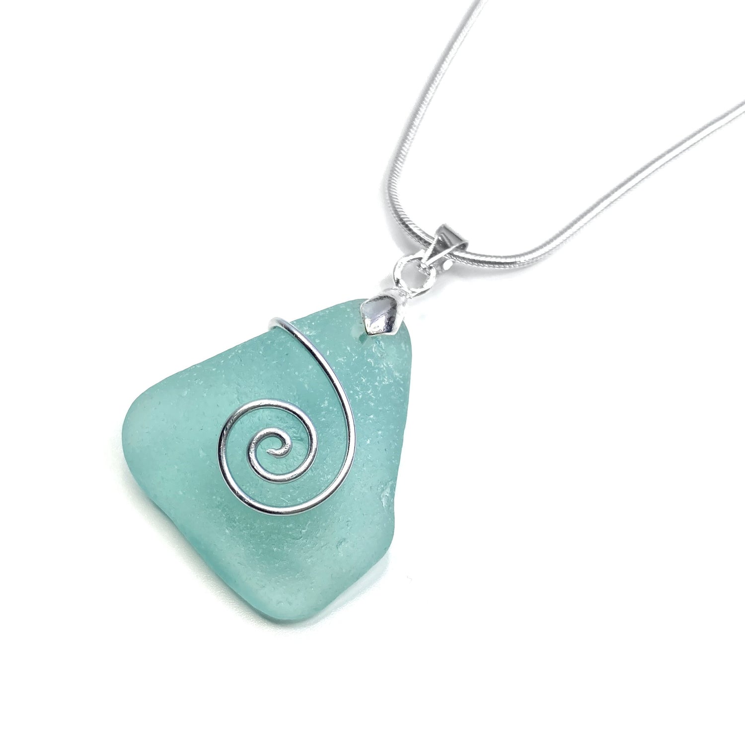 Sea Glass Pendants and Necklaces - East Neuk Beach Crafts