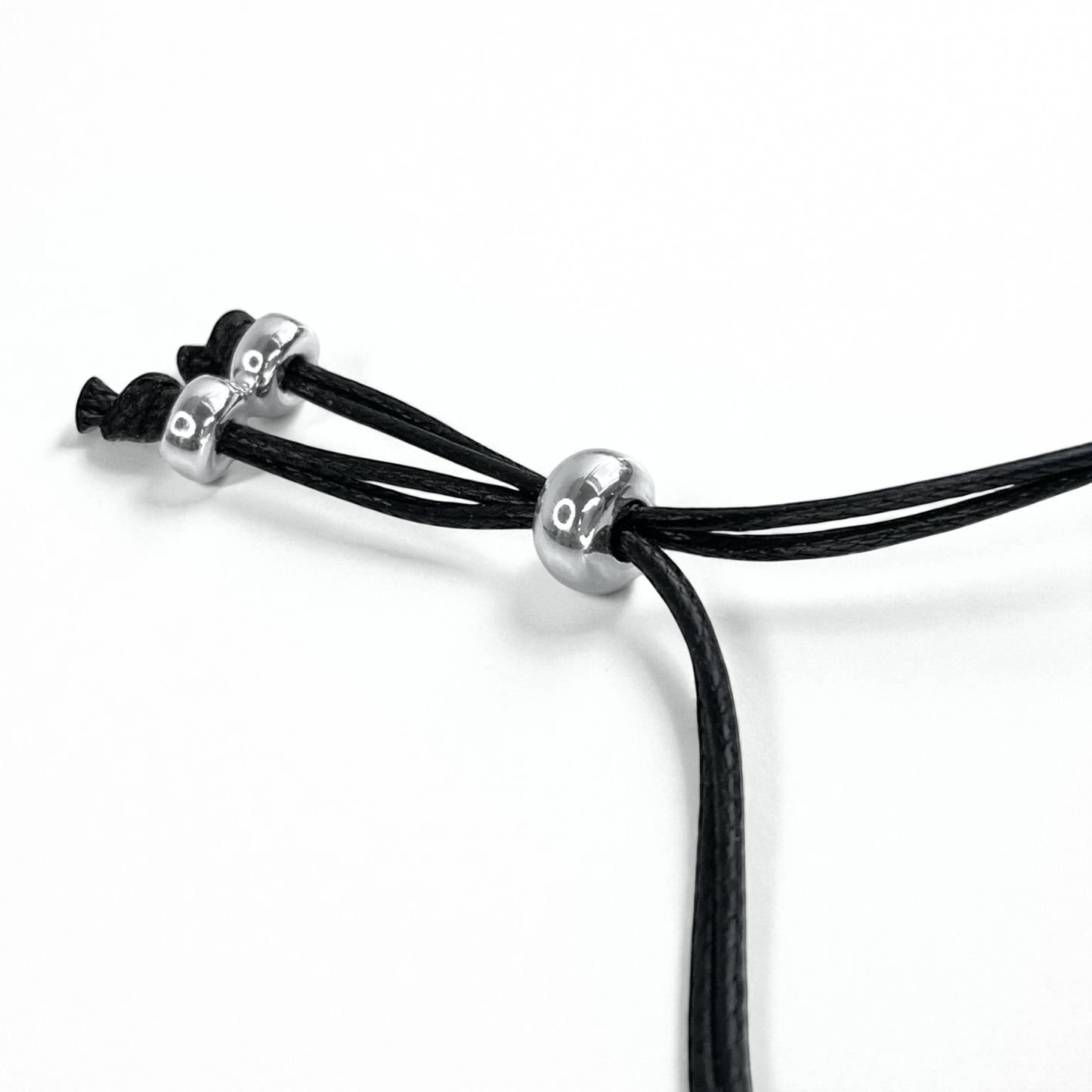 Sea Glass Bracelet - Aqua Green - Black Cord and Aventurine Crystal