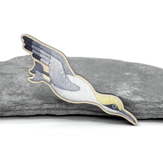 Diving Gannet Fridge Magnet - Wooden Laser Cut - East Neuk Beach Crafts