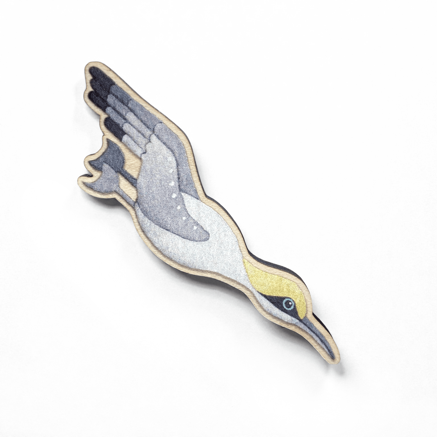 Diving Gannet Fridge Magnet - Wooden Laser Cut - East Neuk Beach Crafts