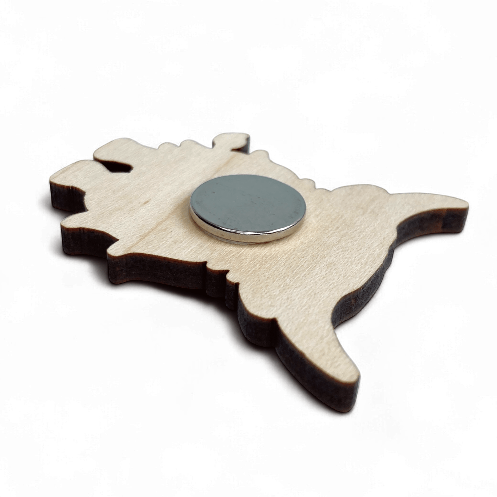 Highland Cow Fridge Magnet - Wooden Laser Cut - East Neuk Beach Crafts