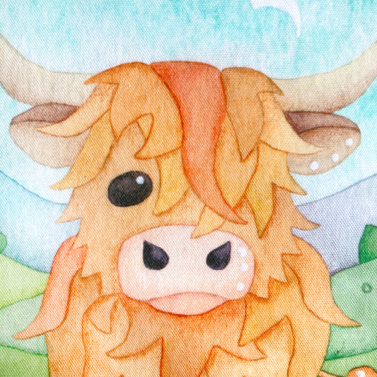 Highland Cow Shopping Bag - Scottish Tote Bag