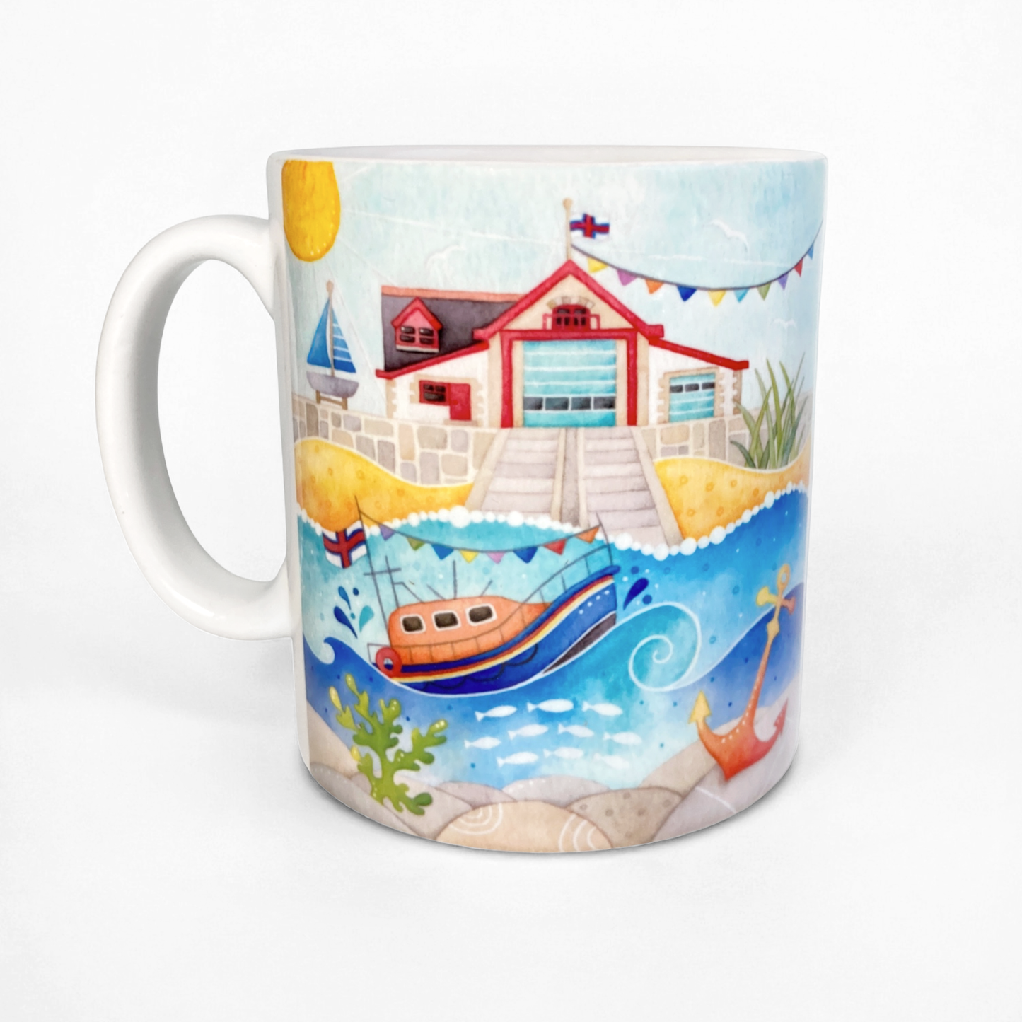 Seaside Mug Set x4 - East Neuk of Fife - Save £4