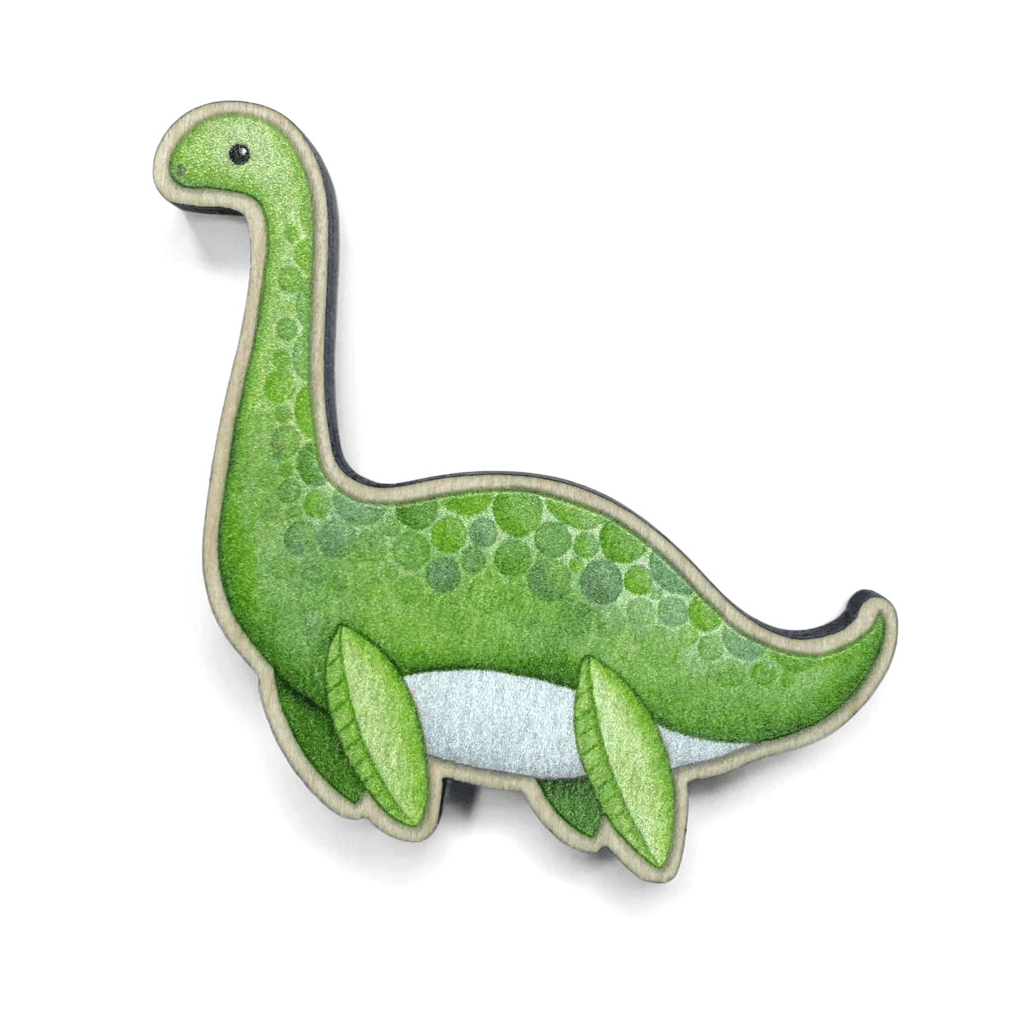 Nessie Fridge Magnet - Loch Ness Monster - Wooden Laser Cut - East Neuk Beach Crafts