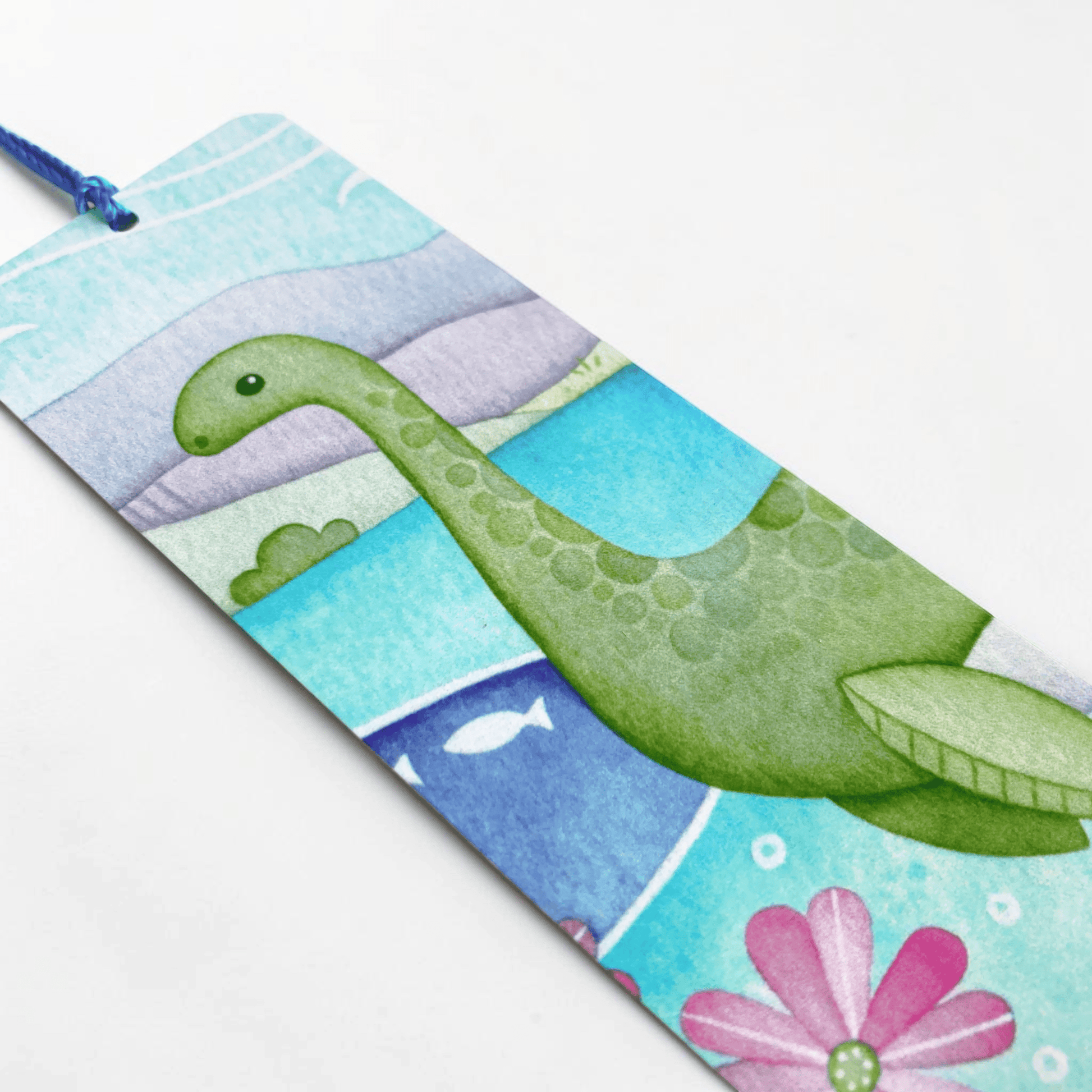 Nessie Metal Bookmark with Tassel - Loch Ness Monster - East Neuk Beach Crafts