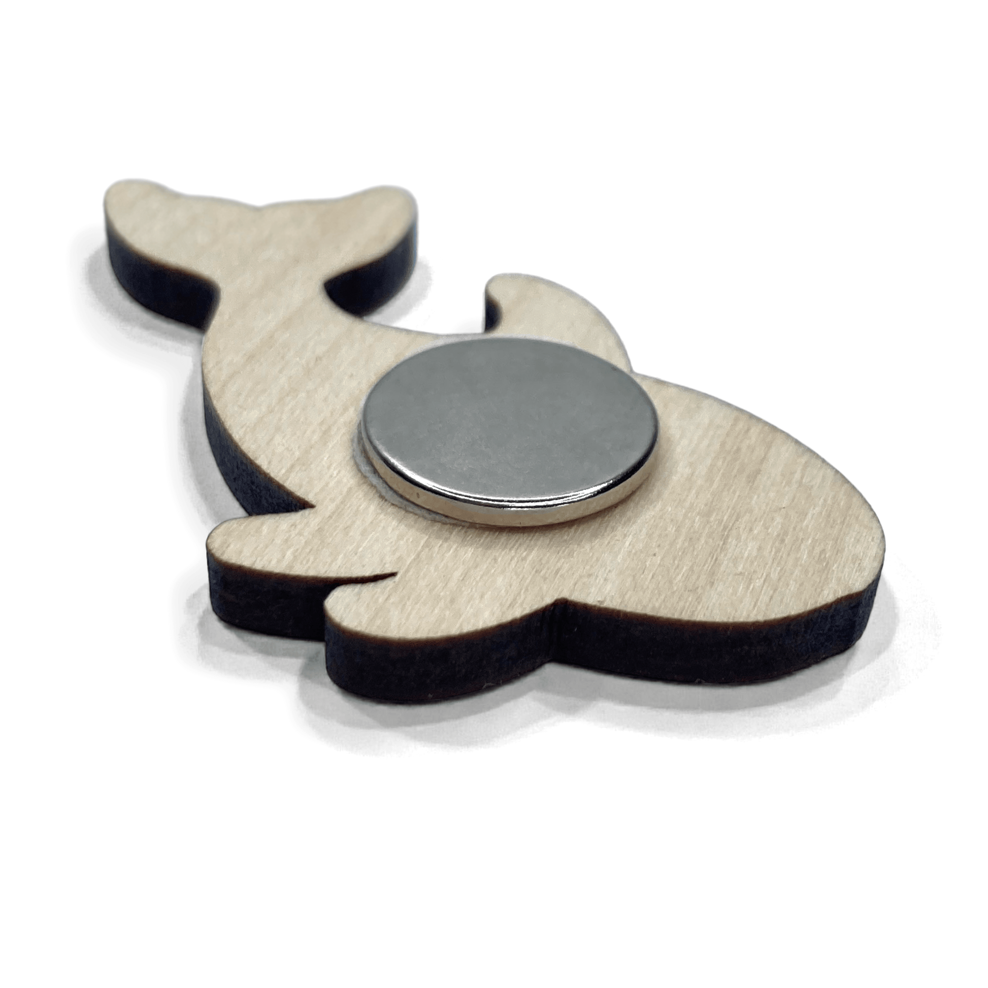 Orca Fridge Magnet - Killer Whale - Wooden Laser Cut - East Neuk Beach Crafts