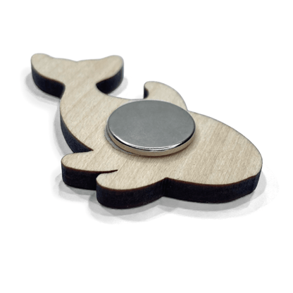 Orca Fridge Magnet - Killer Whale - Wooden Laser Cut - East Neuk Beach Crafts
