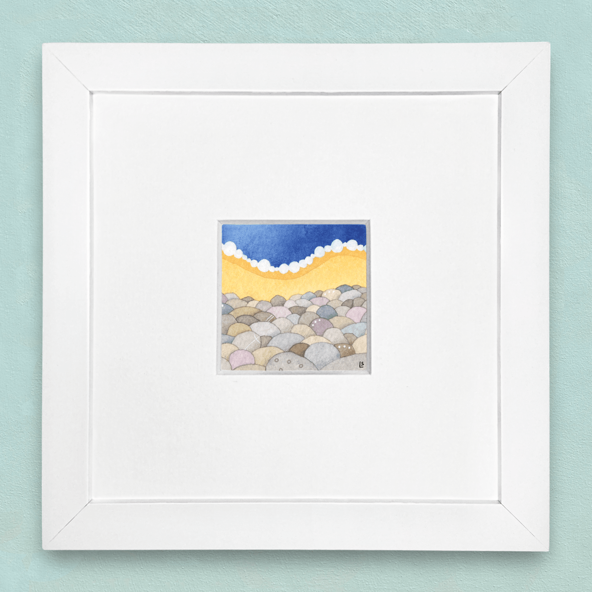 Original Watercolour Painting - Rocky Beach 1 - East Neuk Beach Crafts