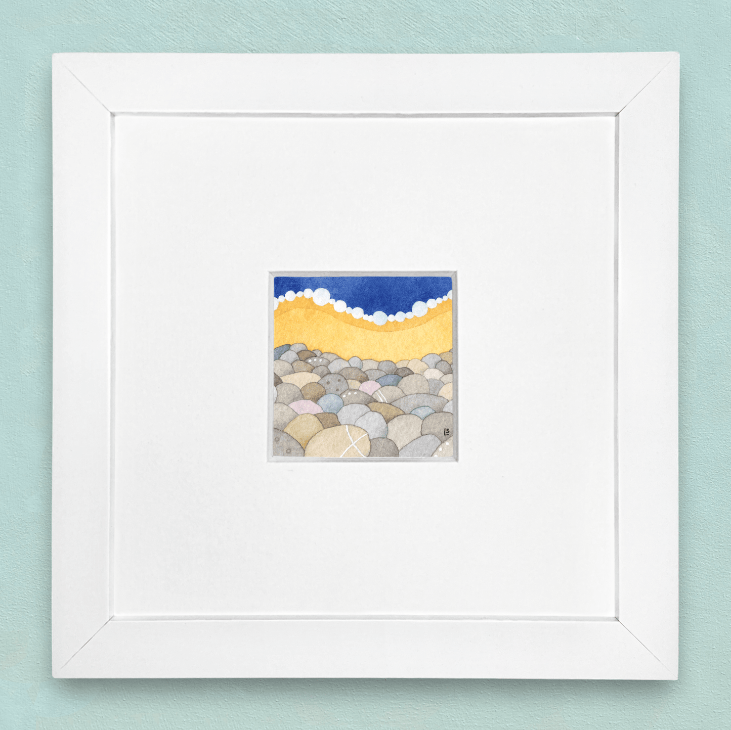 Original Watercolour Painting - Rocky Beach 2 - East Neuk Beach Crafts
