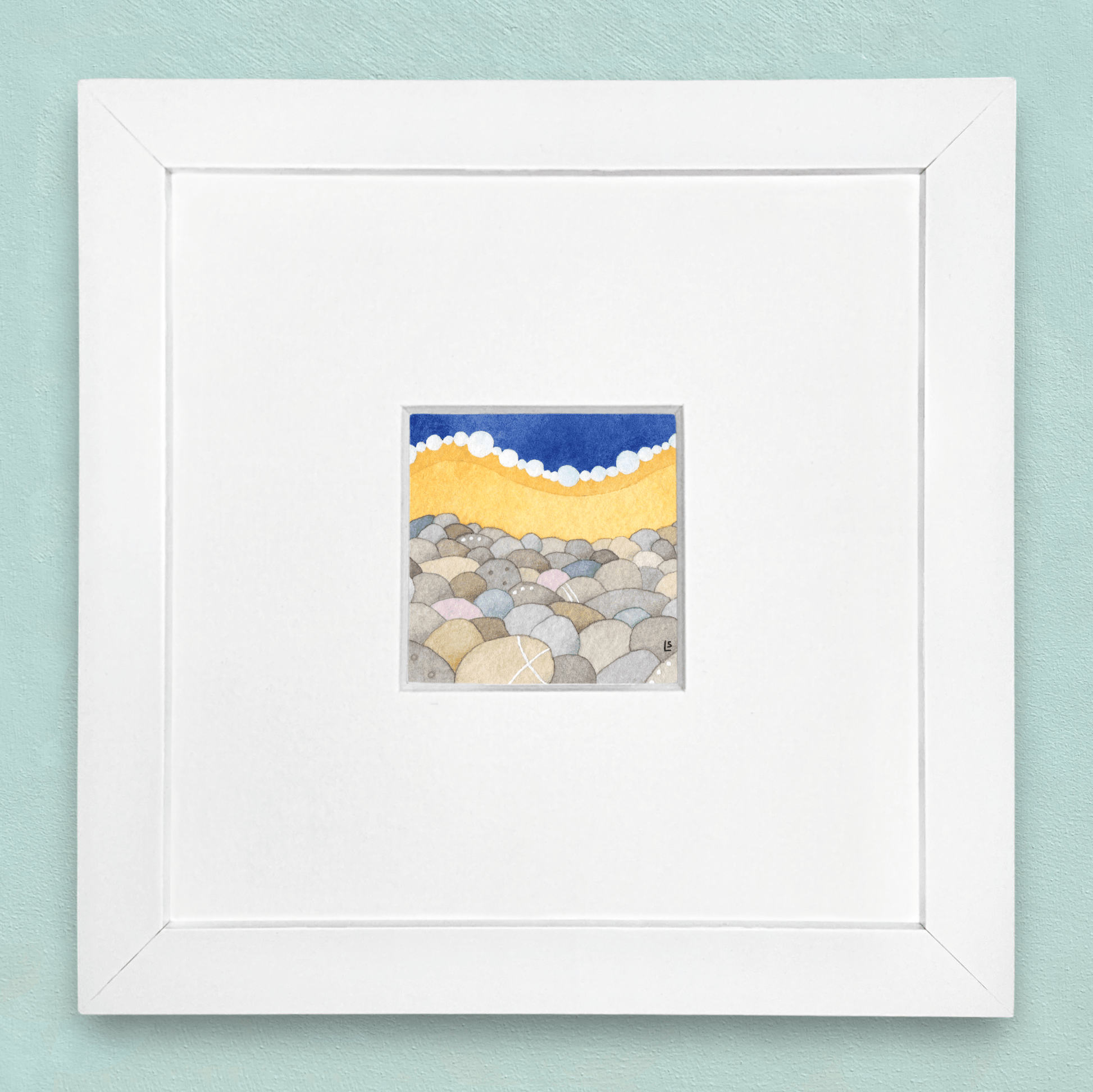 Original Watercolour Painting - Rocky Beach 2 - East Neuk Beach Crafts