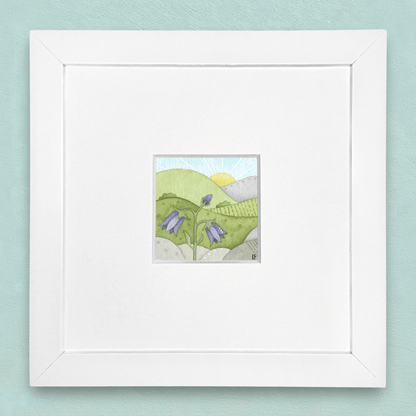 Original Watercolour Painting - Scottish Highlands - Tiny Bluebell