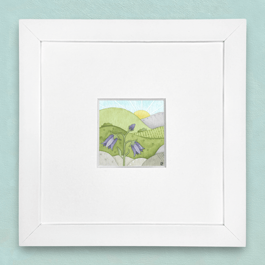 Original Watercolour Painting - Scottish Highlands - Tiny Bluebell