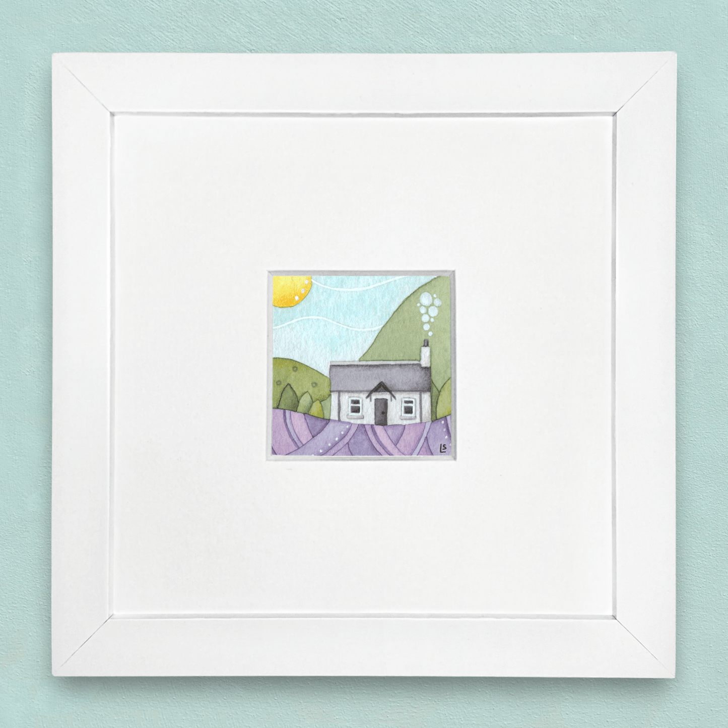 Original Watercolour Painting - Scottish Highlands - Tiny Bothy - East Neuk Beach Crafts