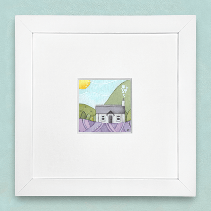 Original Watercolour Painting - Scottish Highlands - Tiny Bothy - East Neuk Beach Crafts