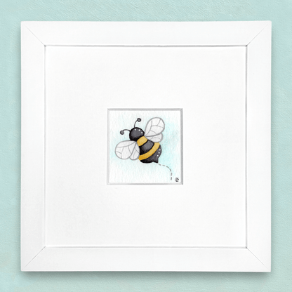 Original Watercolour Painting - Tiny Bee 1 - East Neuk Beach Crafts