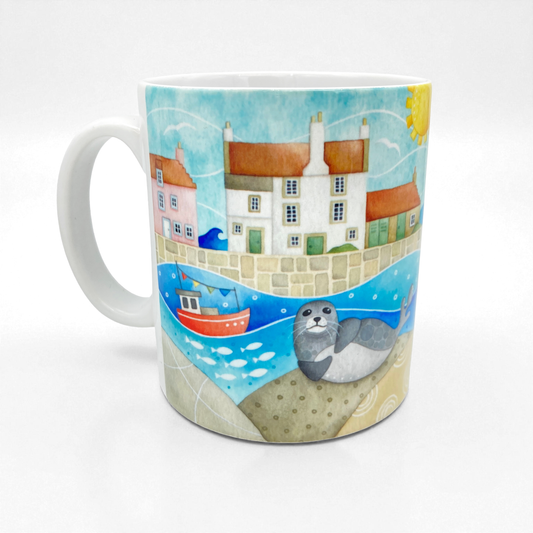 Seaside Mug Set x4 - East Neuk of Fife - Save £4