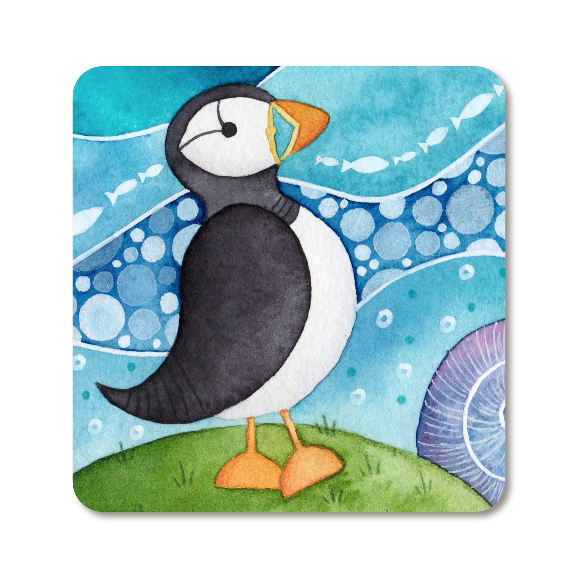 Seaside Fridge Magnet Set x4 - Metal - Save £2