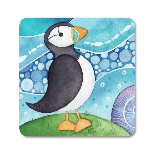 Puffin Fridge Magnet - Metal