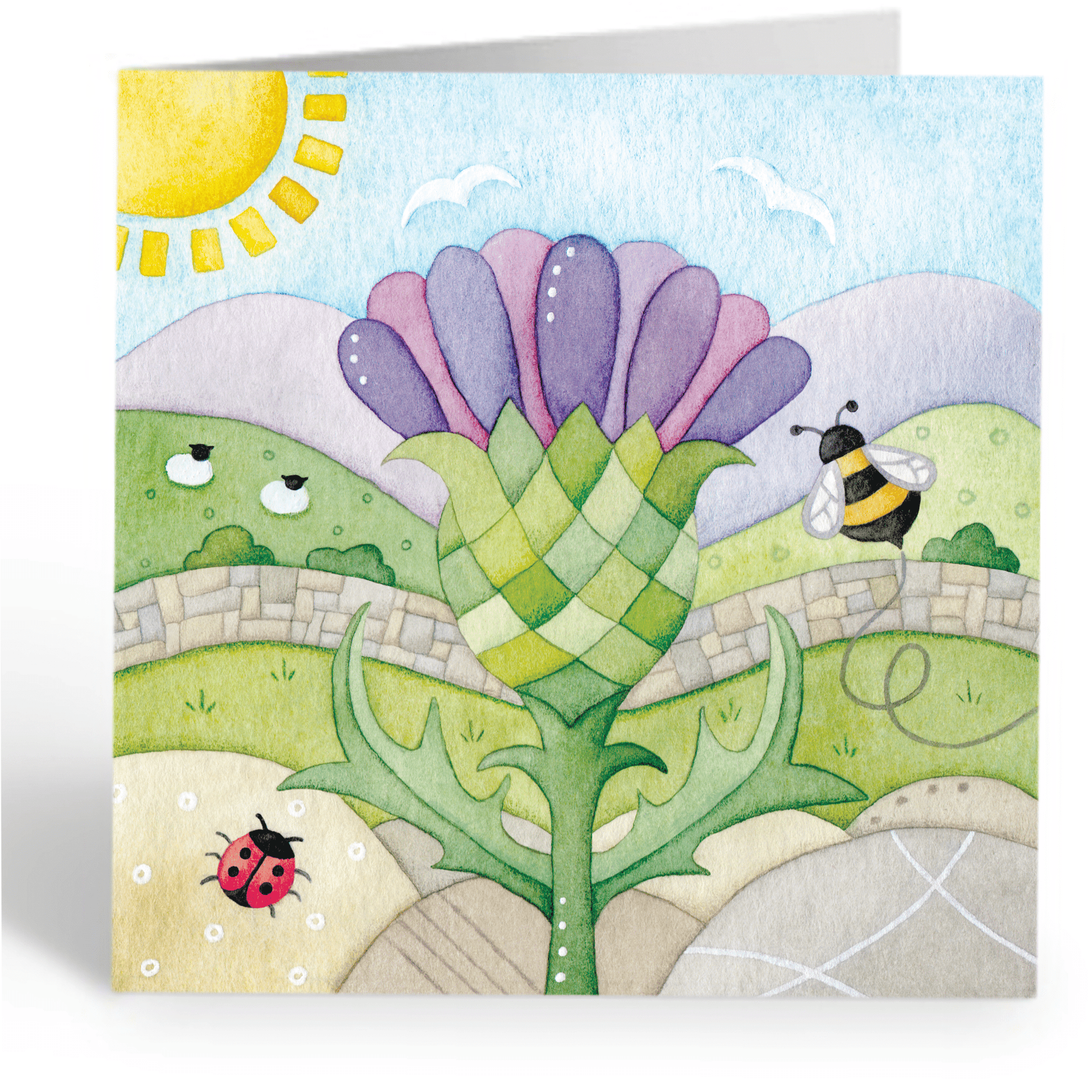 Scottish Highlands Greetings Cards x6 - East Neuk Beach Crafts