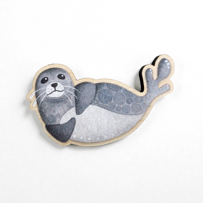 Seal Fridge Magnet - Wooden Laser Cut