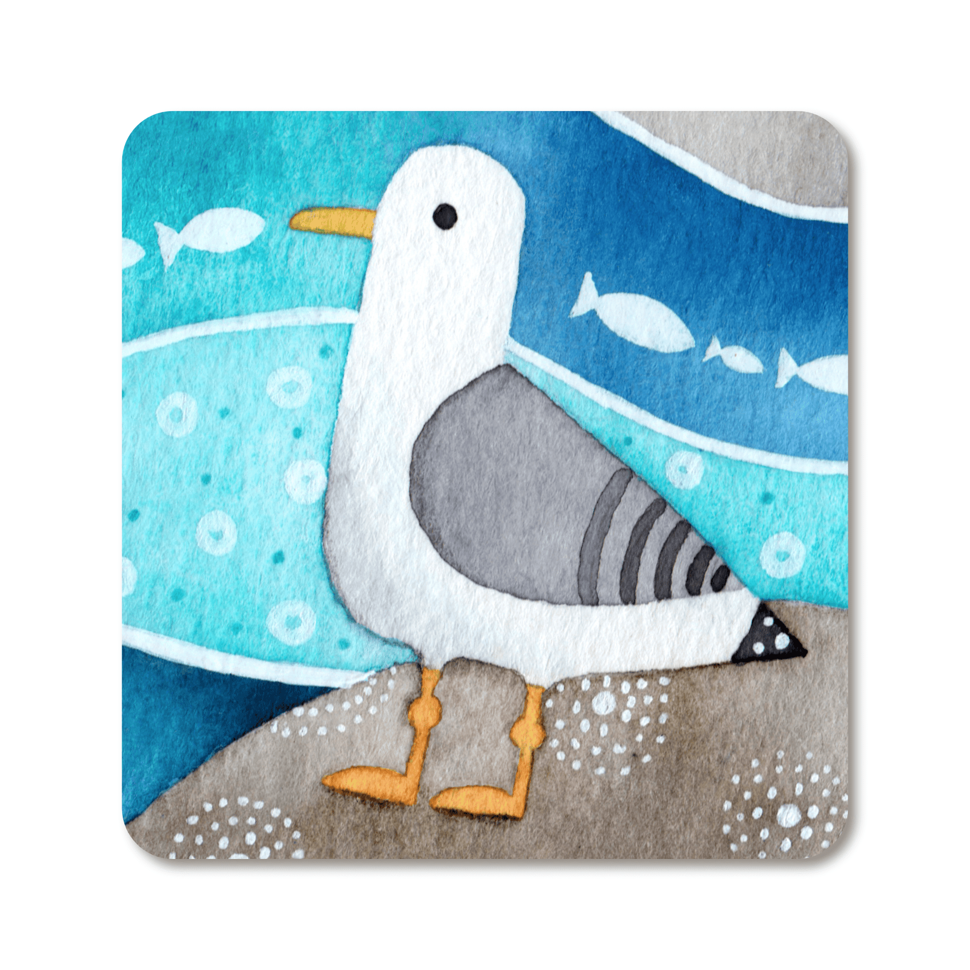 Seaside Fridge Magnet Set x4 - Metal - Save £2