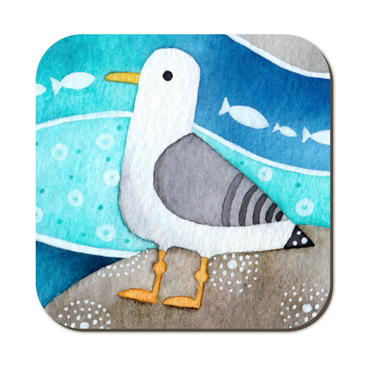 Coaster - Seagull - Cute Seaside Animal Friends - East Neuk Beach Crafts