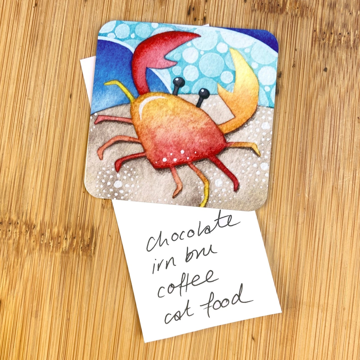 Fridge Magnet - Crab - Seaside Art - East Neuk Beach Crafts